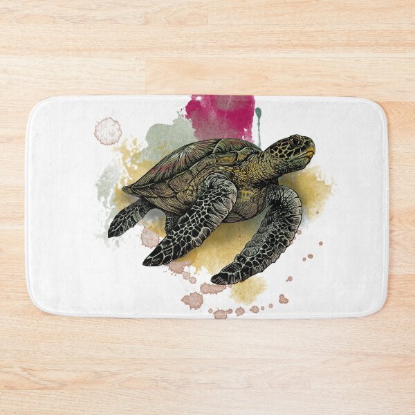 Item preview, Summer Splash Sea Turtle designed and sold by Apostrophe8.