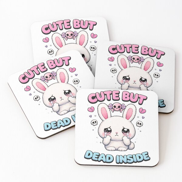 Item preview, Cute but Dead Inside Bunny designed and sold by PriyankaSonara.