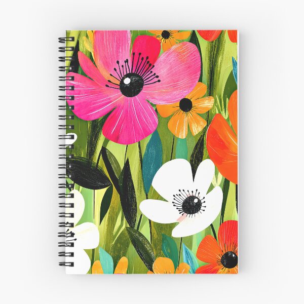 Item preview, Joyful Floral Garden Vibrantly Colorful Contemporary Modern Art designed and sold by DEC02.