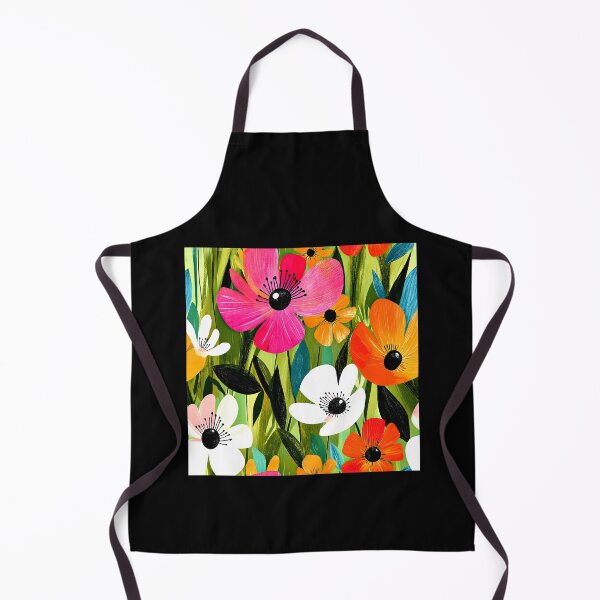 Item preview, Joyful Floral Garden Vibrantly Colorful Contemporary Modern Art designed and sold by DEC02.