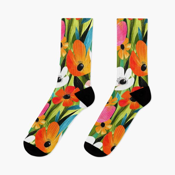 Item preview, Joyful Floral Garden Vibrantly Colorful Contemporary Modern Art designed and sold by DEC02.