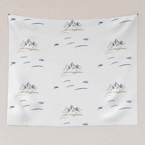 Item preview, Mountain Scene designed and sold by gailmariedesign.