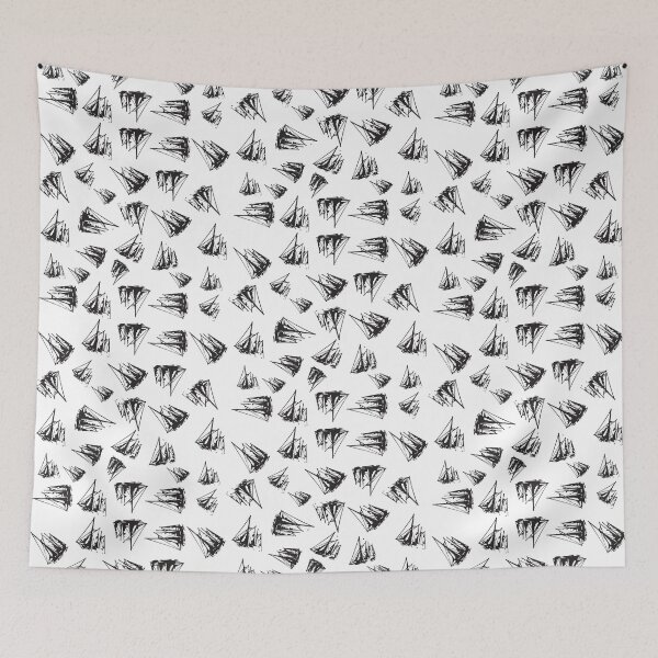 Item preview, SHIPS IN THE DISTANCE designed and sold by gailmariedesign.