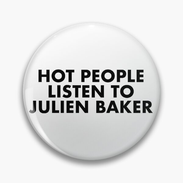 Item preview, Hot people listen to Julien Baker, music sticker for music lovers designed and sold by TaylorDelGaga.