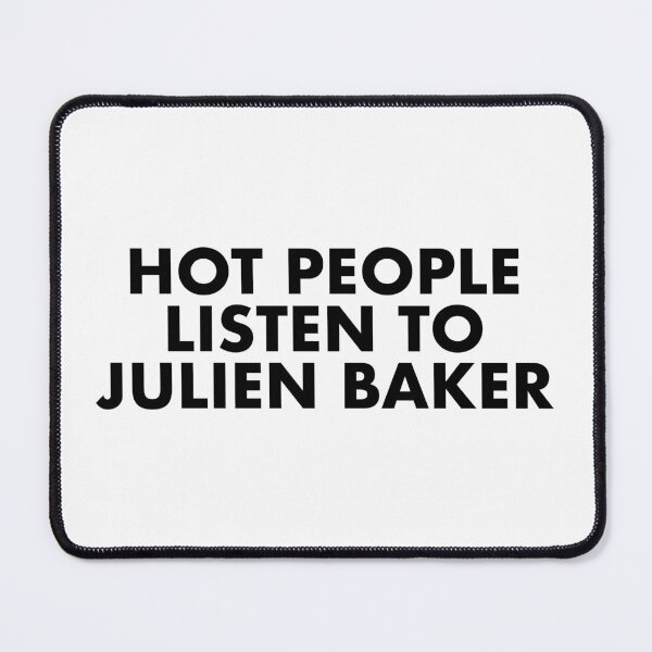 Item preview, Hot people listen to Julien Baker, music sticker for music lovers designed and sold by TaylorDelGaga.