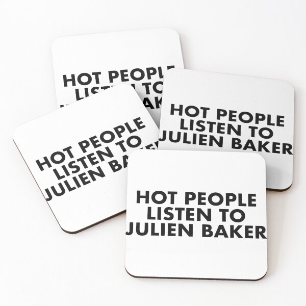 Item preview, Hot people listen to Julien Baker, music sticker for music lovers designed and sold by TaylorDelGaga.