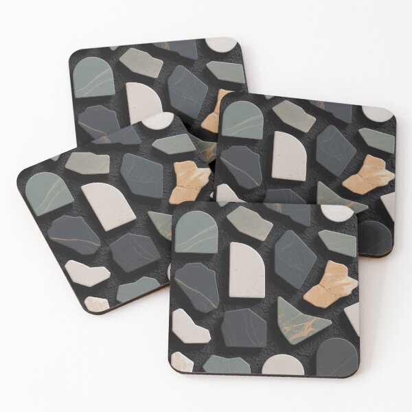 Item preview, Modern Terrazzo Stone Geometric designed and sold by SignumShop.