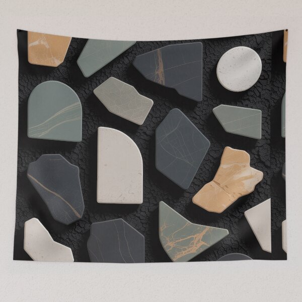 Item preview, Modern Terrazzo Stone Geometric designed and sold by SignumShop.