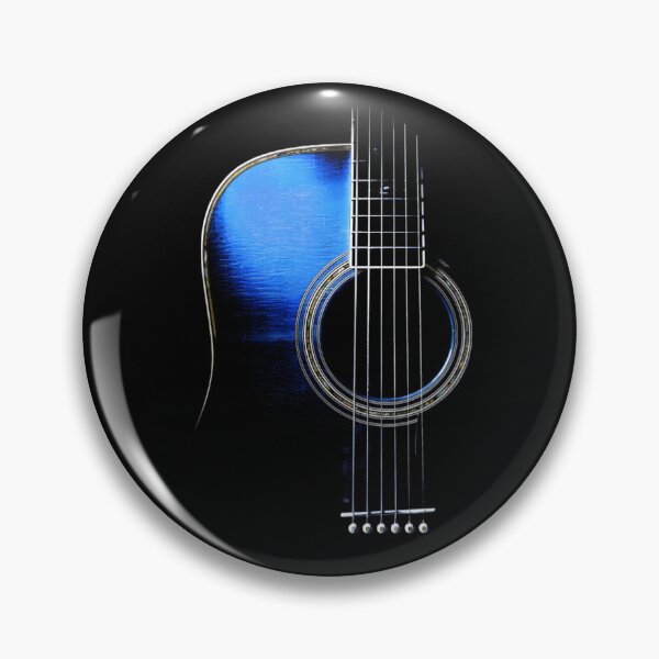 Item preview, Blue Acoustic Guitar Hi-Lite  designed and sold by megablack gamez.