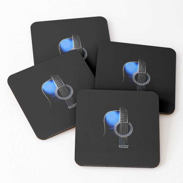 Item preview, Blue Acoustic Guitar Hi-Lite  designed and sold by megablack gamez.