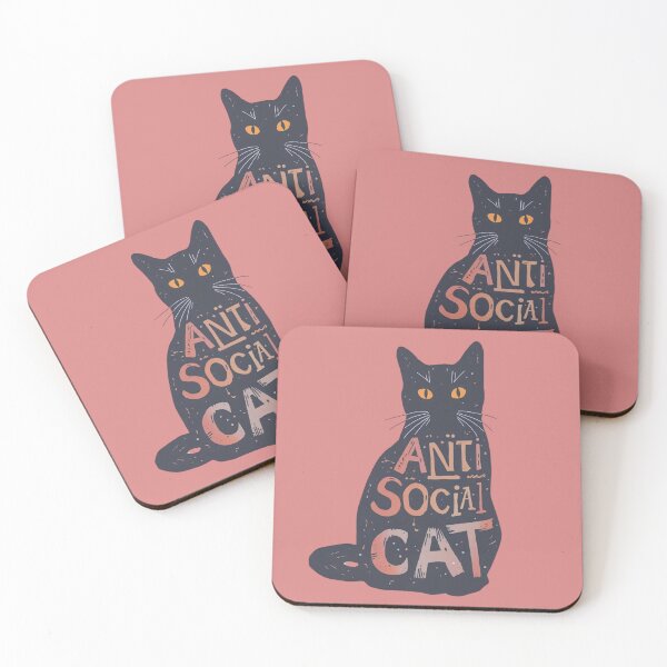 Item preview, Antisocial Cat designed and sold by MichelleAlline.