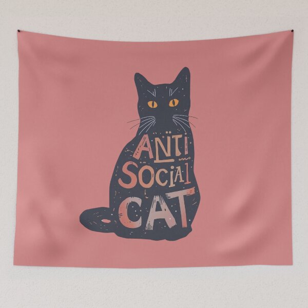 Item preview, Antisocial Cat designed and sold by MichelleAlline.