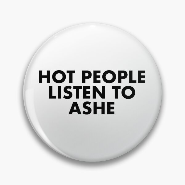 Item preview, Hot people listen to Ashe, music sticker for music lovers designed and sold by TaylorDelGaga.