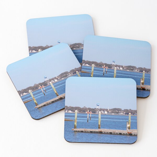 Item preview, Tranquil Waterfront with Docks designed and sold by Cynthia48.