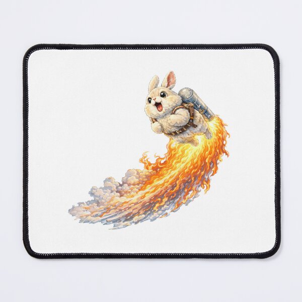 Item preview, Rocket Rabbit No Brakes designed and sold by EdvvinStudios.