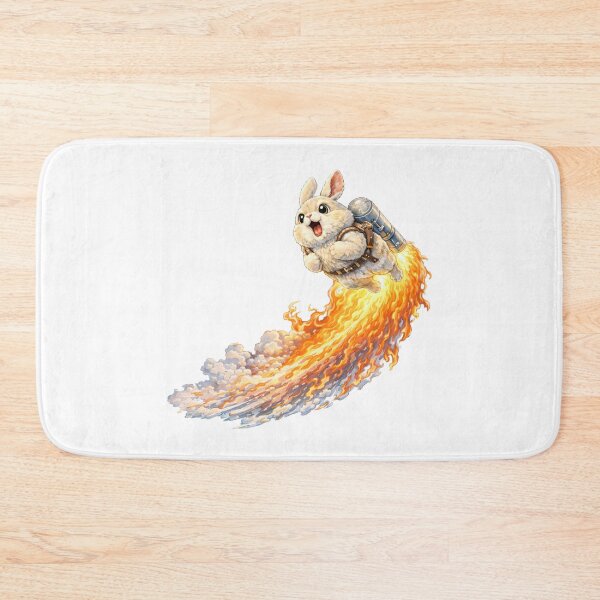Item preview, Rocket Rabbit No Brakes designed and sold by EdvvinStudios.