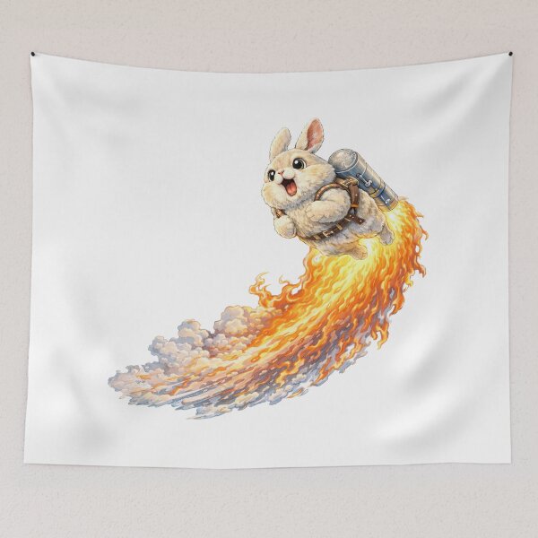Item preview, Rocket Rabbit No Brakes designed and sold by EdvvinStudios.
