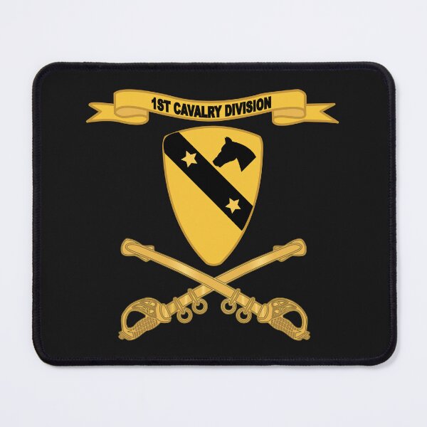 Item preview, Army - 1st Cavalry Division - DUI w Ribbon - Br X 300 designed and sold by Military Insignia Products.