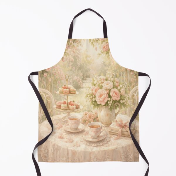 Item preview, Rose Garden Storybook Tea – Blooming Nostalgia Victorian Cottagecore Art designed and sold by ArtFreshStudio.