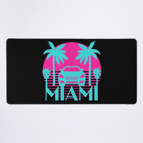 Item preview, Vinatge sunset Miami Palm trees designed and sold by mizam.