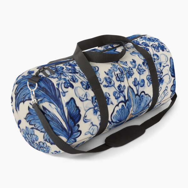 Item preview, Antique Classic Lisbbon Azulejo Porcelain Flower Bouquet Pattern designed and sold by GrinGalore.