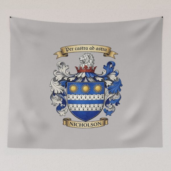 Item preview, The Nicholson Family Coat of Arms designed and sold by BagTown Clans.