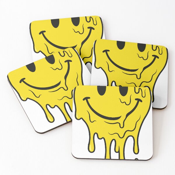 Item preview, A melting smiley face representing modern chaotic emotions. The surreal concept mixes humor and expressive design. designed and sold by Dejbar.