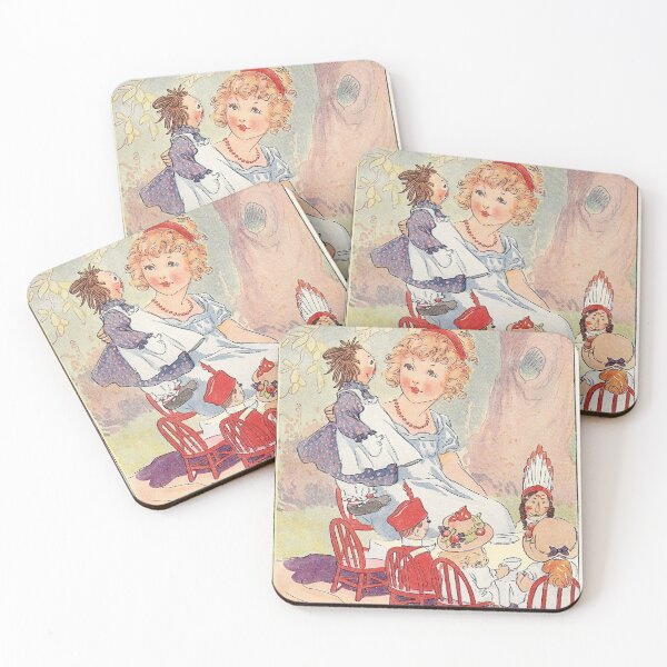 Artikelvorschau, Teeparty - Raggedy Ann - Johnny Gruelle - Vintage-Kunst entworfen und verkauft von RickE.