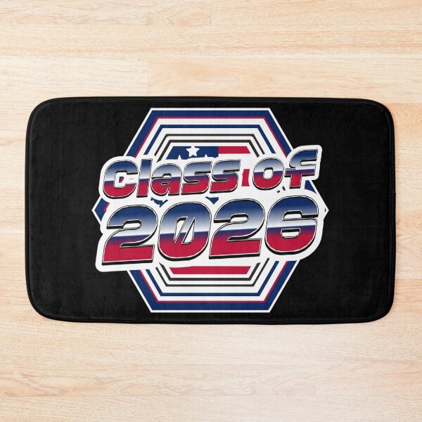 Item preview, Class of 2026 – Patriotic USA Graduation Design with Stars, Stripes & Hexagon Frame designed and sold by GFamilyC.