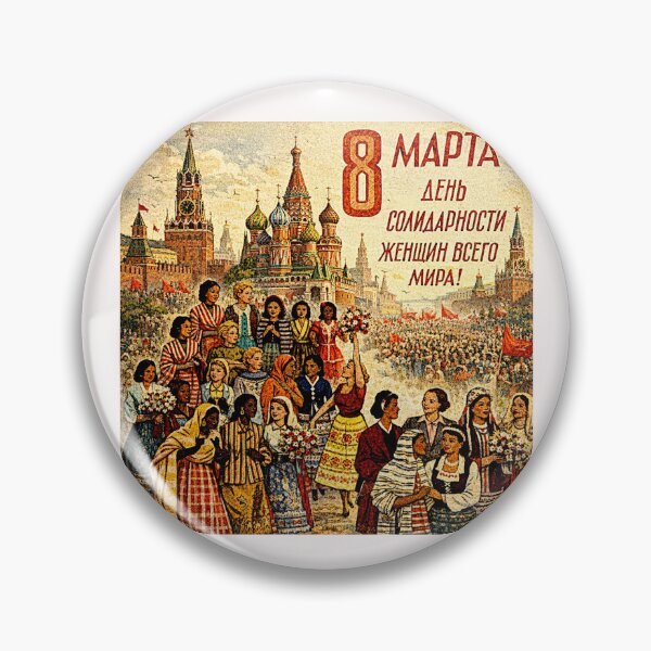 Item preview, International women's  day 2026, is every day...Soviet variation #3 designed and sold by Helios Be. Lavsh.