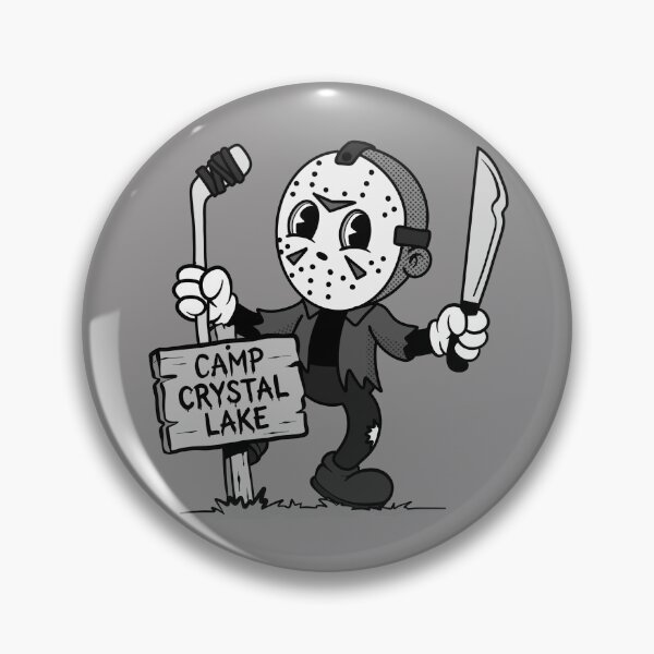 Item preview, Masked Camp Slasher Cartoon – Retro Horror Camp Illustration designed and sold by homework store.