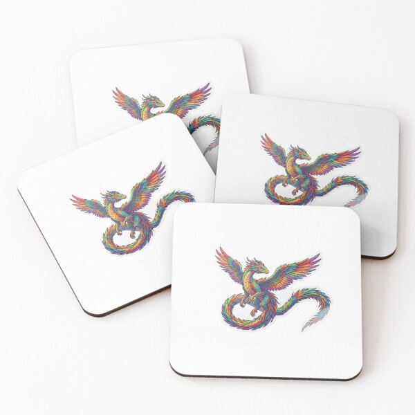 Item preview, Quetzalcoatl Feathered Serpent - Aztec Deity over Mayan Pyramids Fantasy Sticker designed and sold by TheRichGallery.