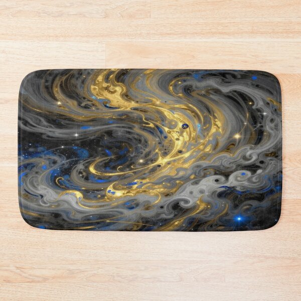 Item preview, Golden Energy Swirl – Abstract Motion Art in Dynamic Light and Deep Color Flow designed and sold by FotoworldEdel.
