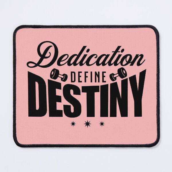 Item preview, Dedication Defines Destination - Motivational Gym Quote designed and sold by Abaseen.