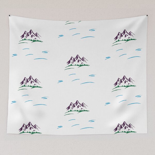 Item preview, Majestic Purple Mountains designed and sold by gailmariedesign.