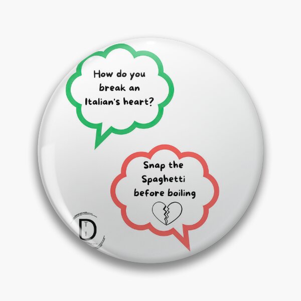 Item preview, Italian Spaghetti Crime Joke-Break Heart Rule Humor designed and sold by TheItaliandilemma.