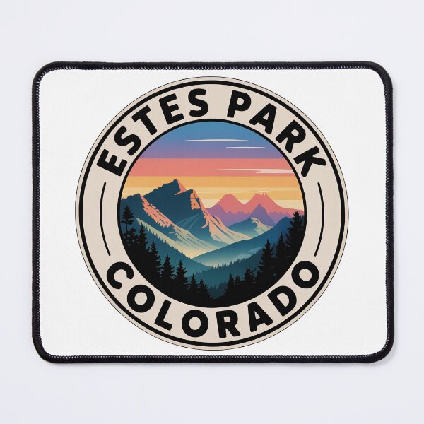 Item preview, Estes Park Colorado Travel Sticker – Rocky Mountain National Park Landscape designed and sold by pod24.