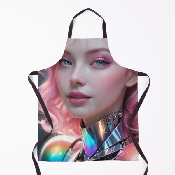 Artikelvorschau, Neon Dreamscape Cyborg – Pastellfarbene Cyberpunk-Ästhetik entworfen und verkauft von masabo.