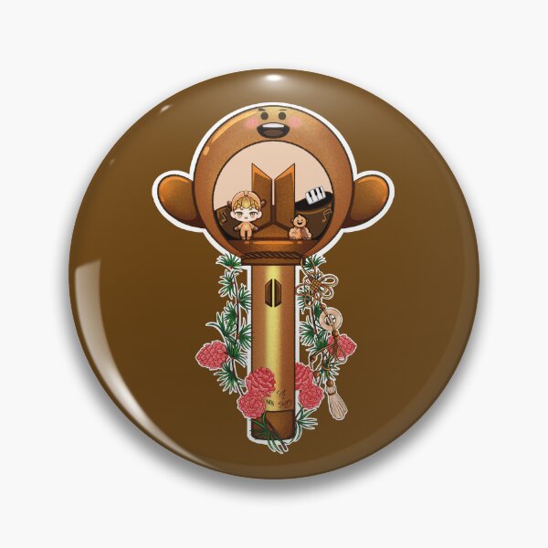 Item preview, Lightstick design inspired by Shooky from "Bt21" and Suga from "BTS" designed and sold by mbs-desing.