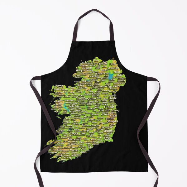 Item preview, Ireland Map Of Surnames remastered designed and sold by OliDesigns.