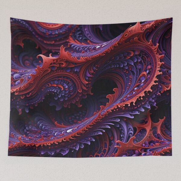 Item preview, Crimson Violet Wave Layers designed and sold by Harmonic_Layers.