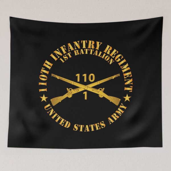 Item preview, Army - 1st Battalion, 110th Infantry Regiment - Br  X 300 designed and sold by Military Insignia Products.