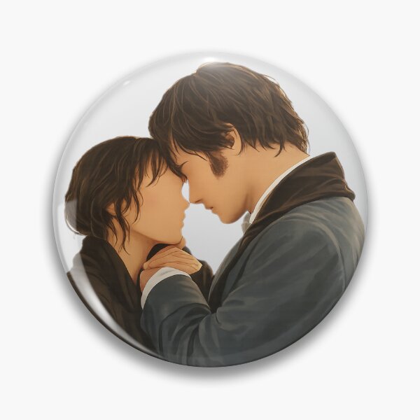 Item preview, Elizabeth Bennet and Mr Darcy Pride and Prejudice designed and sold by spidercolapinto.