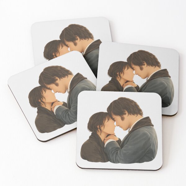 Item preview, Elizabeth Bennet and Mr Darcy Pride and Prejudice designed and sold by spidercolapinto.