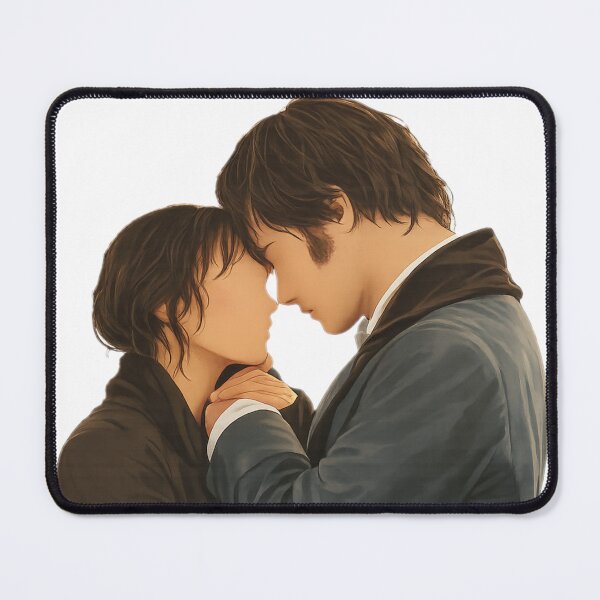 Item preview, Elizabeth Bennet and Mr Darcy Pride and Prejudice designed and sold by spidercolapinto.