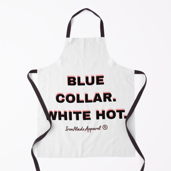 Item preview, BLUE COLLAR. WHITE HOT. Electrician Pride T-Shirt – Bold Tradesman Statement Tee for Linemen, Sparky Workers & Electrical Pros designed and sold by IronMade Apparel.