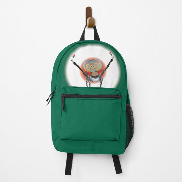 Item preview, Festive Peacock Spider with Maracas designed and sold by Arturo Daniel Garcia Palomo.