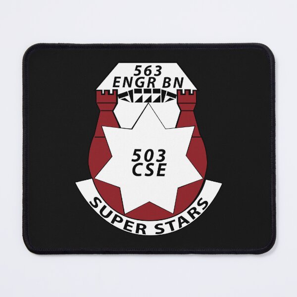 Item preview, Army - 563rd Engineer Battalion - DUI w SS wo Txt X 300 designed and sold by Military Insignia Products.