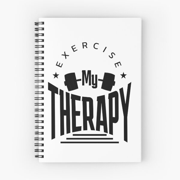 Item preview, Exercise is My Therapy - Motivational Gym Quote designed and sold by Abaseen.