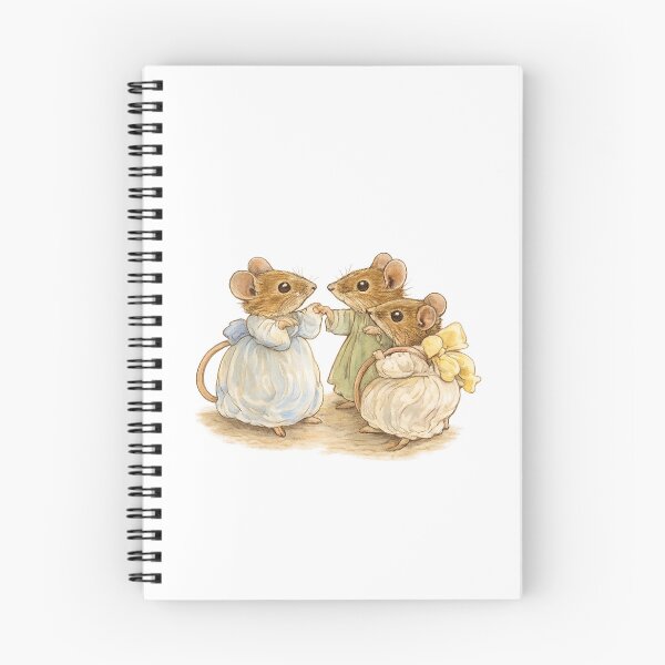 Item preview, Three Mice - Beatrix Potter - Vintage Storybook Illustration Dancing Mice Characters for Nursery Decor designed and sold by RickE.
